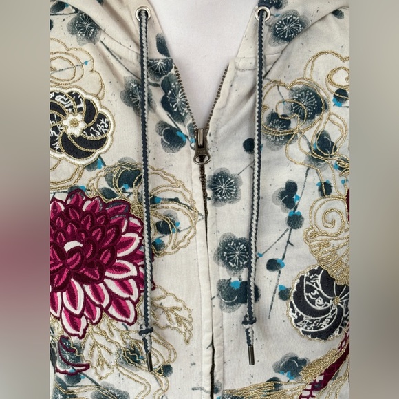 Lucky vintage zip front hoodie S - Picture 6 of 16